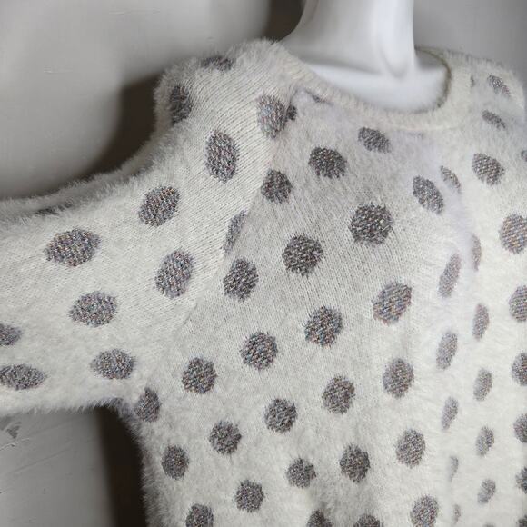 MODCLOTH Metallic Rainbow Polka Dot Pullover Sweater Size 3X - Picture 12 of 16